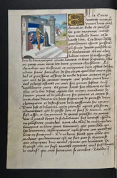 Seite aus Cent Nouvelles Nouvelles, ca. 1461-62