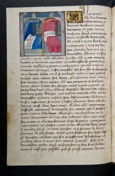 Seite aus Cent Nouvelles Nouvelles, ca. 1461-62