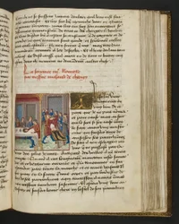 Seite aus Cent Nouvelles Nouvelles, c.1461-62