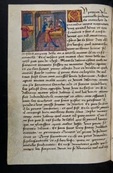 Seite aus Cent Nouvelles Nouvelles, c.1461-62