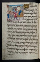 Seite aus Cent Nouvelles Nouvelles, c.1461-62