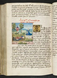Seite aus Cent Nouvelles Nouvelles, c.1461-62
