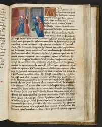 Seite aus Cent Nouvelles Nouvelles, c.1461-62