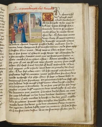 Seite aus Cent Nouvelles Nouvelles, c.1461-62