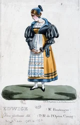 Madame Boulanger in der Rolle der Edwige in der Oper Guillaume Tell von Rossini