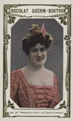 Madame Marguerite Carré, von der Opéra-Comique