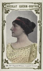 Madame Segond-Weber, Comédie-Française
