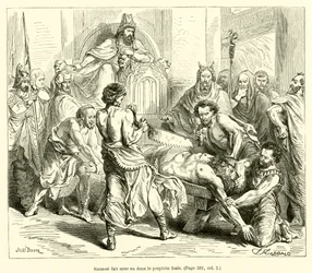 Manasse lässt den Propheten Jesaja zersägen