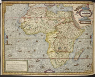 Karte von Afrika, Table d