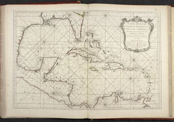 Karte des Golfs von Mexiko, Carte reduite du golphe de Mexique et des isles de l