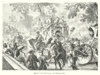 Marsch der Pariser nach Rambouillet