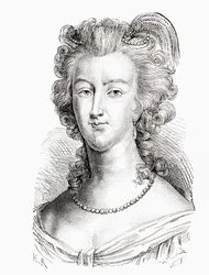 Marie Antoinette, aus Histoire de France, veröffentlicht um 1880