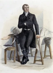 Marie Francois Xavier Bichat (1771-1802), französischer Mediziner und Physiologe - in „Le Plutarque français“, von Mennechet, Paris