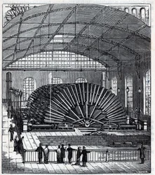 Hydraulische Maschine von Marly, gebaut von Ingenieur Xavier Dufrayer