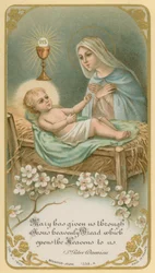 Maria hat uns durch Jesus himmlisches Brot gegeben, das uns den Himmel öffnet