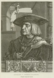 Maximilian I., Kaiser von Deutschland (Stich)