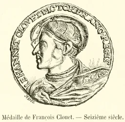 Medaille von Francois Clouet, sechzehntes Jahrhundert