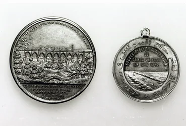 Medaille zur Eröffnung des Suezkanals, 1869 (Metall)