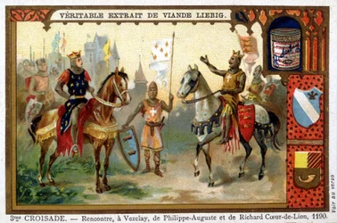 Treffen in Vézelay von Philipp August und Richard Löwenherz