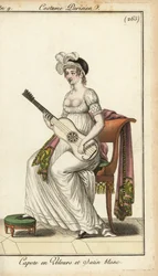 Merveilleuse spielt Gitarre