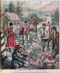 Methoden zur Verhütung der Pest, aus Le Petit Journal, 1898