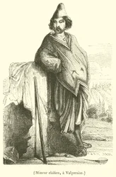 Chilenischer Bergmann in Valparaiso