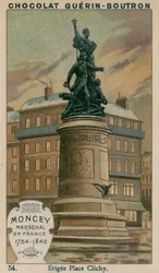 Moncey, Marschall von Frankreich, 1754-1842, errichtet am Place Clichy