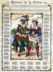 Monsieur de la Palisse. Bild von Epinal aus dem 19. Jahrhundert