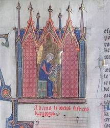 Ms 139 fol.142v Adam de la Halle, aus dem Chansonnier d