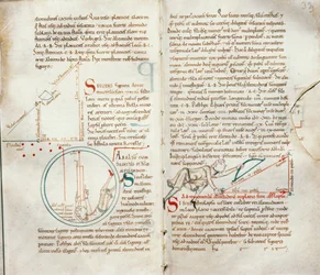 Ms 235 f.32 & 33 Geometrie, aus einem Traité d
