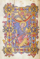 Ms 479 fol.53 St. Markus, aus Les Evangiles de l