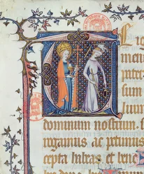 Ms 527 Die Kirche und die Synagoge