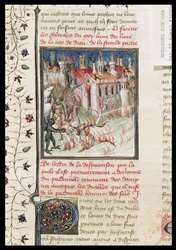 Ms 55 t.2 fol.290v Hölle, aus De Civitate Dei von St. Augustinus von Hippo (354-430) übersetzt von Raoul de Presles, ca. 1400-50