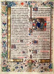 Ms 626 fol.174v St. Johannes der Täufer, aus dem Missale von Jean de Lannoy