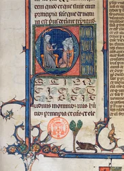 Ms 870 fo.5 Schulszene, 1494