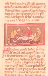 Ms H 89 fol.23 Chirurgie, aus einer Ausgabe des Buches der Chirurgie von Rogier de Salerne