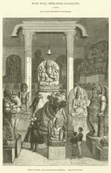 Museum von Leiden, Saal der asiatischen Denkmäler (Gravur)