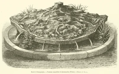 Monolithischer Brunnen von Quonncacha, Peru