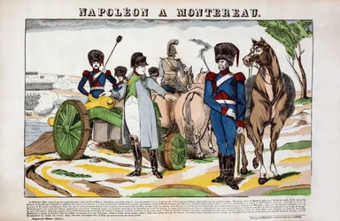 Napoleon in Montereau am 28. Februar