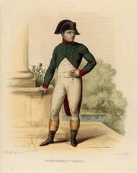Napoleon Bonaparte (kolorierte Gravur)