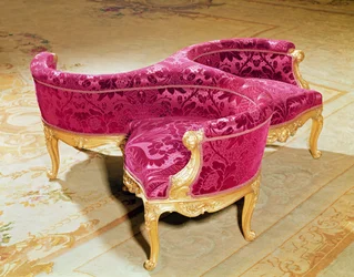 Napoleon III. Liebessitz (Holz & Samt)