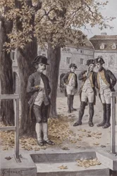 Napoleon an der Militärschule, Brienne