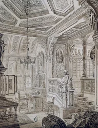 Studie im Neorenaissance-Stil von C. Gosse