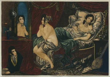 Nacht, Schlafenszeit, frühes 19. Jahrhundert