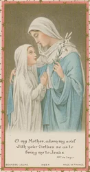 O meine Mutter, schmücke meine Seele mit deinen Tugenden, um mich zu Jesus zu bringen