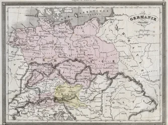 Altes Germanien - Tafel aus dem 