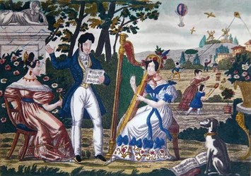 Konzert im Freien, ca. 1840
