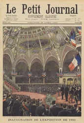 Eröffnung der Weltausstellung 1900 in Paris