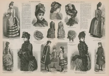 Seite aus La Mode Illustrée