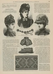 Seite aus La Mode Illustrée